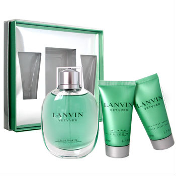 Lavin Vetyver, 3pcs Giftset (includes 30ml & 50ml AfterShave Balm & 50ml ShowerGel)