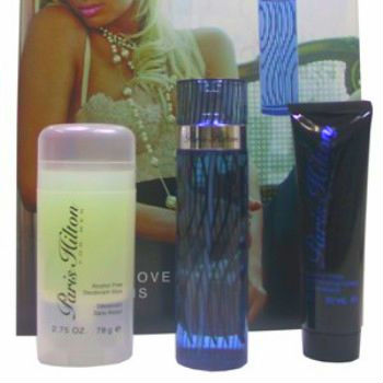 Paris Hilton For Men 3pc Gift Set (includes 100ML EDC & 78gm Alcohol Free Deodorant Stick & 90ml Hair & Body Wash)